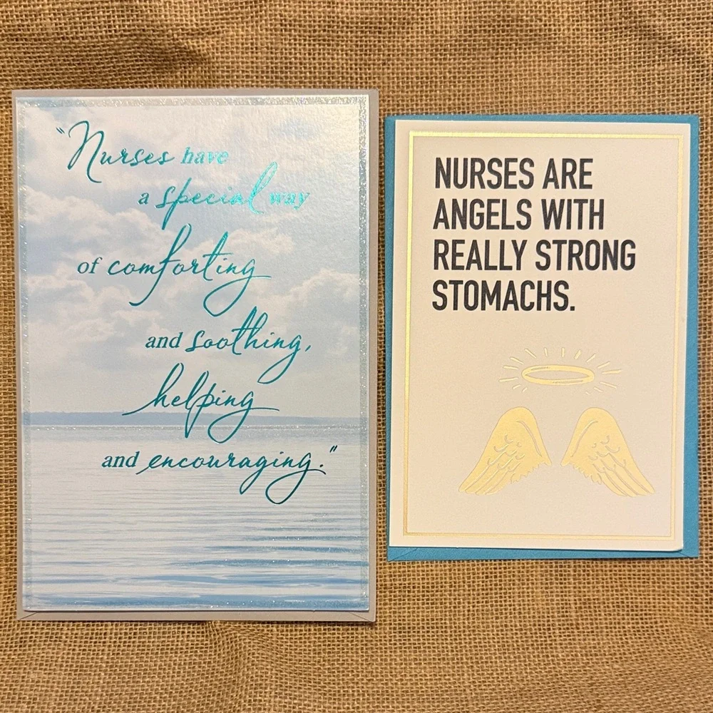 🌻Bundle of 2 Hallmark and Shoebox Nurse’s Day Cards
